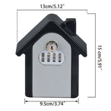 Combination Resettable Code Key Safe Lock Storage Box Outdoor Password Security Waterproof Push Button Case Drop Shipping
