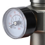 Mini CO2 Gas Regulator Soda Pressure Gauge 2 in 1 with Adapter 3/8in Carbonation Equipment to TR21.4 for Sodastream Beer Brewing