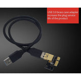 4Pack PCI-E Pcie Riser 009S PLUS Adapter PCIe 1X 4X 8X 16X Extender Wire PCIE USB 3.0 Card SATA for BTC Miner