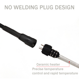 110V Adjustable Temperature Electric Soldering Iron 60W Anti-Static Temperature Control Welding Station