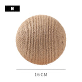 Cat Scratching Ball Toy Kitten Sisal Rope Ball Board Grinding Paws Toys Cats Scratcher Wear-resistant Pet Furniture Supplies