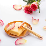 Classic Double-Sided Manual Razor Long Handle Safety Razors Olive Wood Shaver Set Waterproof No Rust