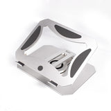 Swivel Laptop Stand Desk Riser 360 Rotation Multi-Angle/Height Adjustable Aluminum Computer Stand for MacBook Pro Air, Dell, HP