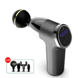 2020 New LCD Display Mini Massage Gun Neck And Back Percussion Massager Relax Body Relaxation Electric Home Exercise Equipment