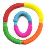 Colorful Fidget Pop Tubes Toys Autism Adults Sensory Stress Relief Toys Kids Funny Early Educational Antistress Toy