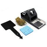 Multi-functional Soldering Iron Stand Holder Zinc Alloy Stable Welding Solder Iron Tips Station with Insulation Pad