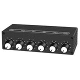 Heareal HiFi Sound Quality Audio Signal 2 in 4 Out Mixing Splitter Amplifier Simultaneous Input and Output EU Plug