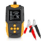 12V/24V Car Battery Tester LCD Digital Battery Analyzer Car Charge Diagnostic Tool SOH SOC CCA IR Measurement for Car Motorcycle