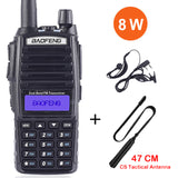 Baofeng UV-82 Walkie Talkie Real 8W Portable Radio Dual PTT Two-way Radio Vhf Uhf Amateur Radio Receiver UV82 Better than UV5R