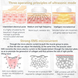 Mini HIFU Radio Frequency Ultrasonic Machine EMS Microcurrent Facial Lifting Firming Skin Care Anti-wrinkle Tool LED Therapy