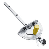 Table Saw Precision Miter Gauge Assembly with A Standard Slot (3/4” X 3/8”) Aluminum Bar with Removable Retaining Disc