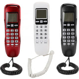 Caller ID Telephone Home Landline Phone Desktop Corded Fixed Phones Wall Mountable Telephone for Home Office Hotel mini phone
