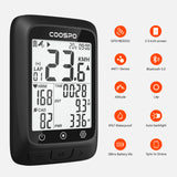 CooSpo BC107 GPS Bike Computer Sync To Strava Ant+ Sensors Wireless Bluetooth Light Bicycle MTB Speedometer For Cycling Sports