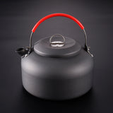 0.8L/1.4L Outdoor Lightweight Aluminum Camping Teapot Kettle Coffee Pot Outdoor Kettle for Camping Hiking Backpacking 2023