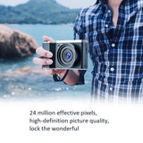 Professional  24MP X9 mirrorless Digital Camera for Photography Wide Angle HD IPS 4.0 Inch Press Sn DSLR Photo Camera
