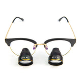 Metal Frame TTL Dental Loupe Binocular 2.5X Dentist Magnifying Glass Surgical Magnifier Long Working Distance