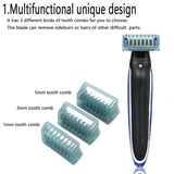 Rechargeable Electric Beard Shaver Pro Solo Mustache Razor Body Trimmer Men Shaving Machine Hair Trimmer Face Care Hair Remover