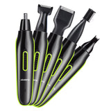 5 in 1 Mens Beard Trimmer Nose/Eyebrow Hair Trimmer Shaver Hair Cutting Kit USB Rechargeable