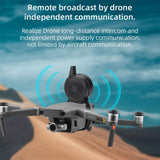 Drone Speaker Megaphone Compatible For Dji Mavic3/mini Se / Air2s Speaker Amplifier Horn Remote Walkie Talkie