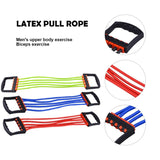 Profession Expander Resistance Bands Workout Chest Muscle Crossfit Resistance Band Can Removable Latex Tube Spring Exerciser
