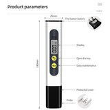TDS Meter 0-9990ppm Digital PH Meter 0.01 PH High Precision Pen Water Tester TDS&amp;PH Meter 0-14 PH LCD PPM Tester Aquarium Filter