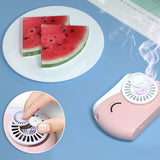 Cartoon Owl Fan for Outdoor Personal Necklace Fan Rechargeable Cordless Fan 3 Speeds