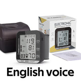 Automatic Blood Pressure Monitor Medical Sphygmomanometer Tonometer Portable Cuff Wrist Sphygmomanometer Bp LCD Display Monitor