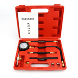 9Pcs Automotive Fuel Pressure Gauge Pressure Testing Tool 0-100psi Car Diagnostic Tool Car Detector