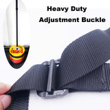Heavy Duty Farmers Walk Straps Weightlifting Handle Straps for Barbell Plates Metal Gym Handles Functional Exercise Equipment