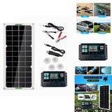 30W Solar Panel Car Van Boat Caravan Camper Trickle Portable 12V Battery Charger