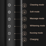 New Style Electric Toothbrush Sonic 5 Files Adult Household Soft Bristle USB Rechargeable Waterproof Couples Electric Toothbrush