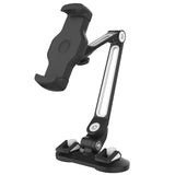 Universal Tablet Car Holder Aluminum Alloy Arm Ergonomic 360 Degree Rotatable Double Sucker Lazy People Stand for iPad iPhone