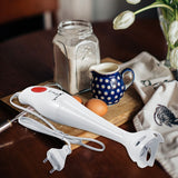 HAEGER 300W Electric Food Blender Mixer Kitchen Detachable Hand Blender Egg Beater Vegetable Stand Blend Eu Plug
