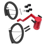 Patented Billet 6.4L Catch Can Billet Round Turbo Reservoir Can Kit Oil Catch Tank for 5038-210-3-Ps