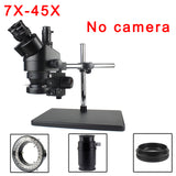 38MP HDMI-Compatible USB Microscopio Camera 3.5X-90X Simul-Focal Trinocular Stereo Microscope Soldering PCB Jewelry Repair Kit
