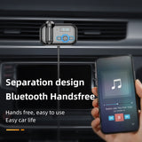 Wireless Car MP3 Bluetooth Audio Receiver Music Adapter Coche FM Transmitter Modulator with Stereo Earphones Auto USB Chargers A