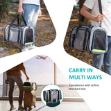 Pet Dog Cat Carrier Bag Expandable Foldable for Cat Puppy Portable Travel Carrying Reflective Tote Bag Handbag Pet Accessories