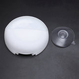 New Wall Soap dish / soap box in Plastic with Suction Cup, White