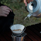 800ml Aluminium Kettle with Spout Camping Kettle Coffee Pot Stovetop Kettle Teapot Coffee Maker for Outdoor Camping Home Use