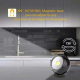 COB LED Rotating Work Light With Strong Magnetic Base Ultra Bright Magnetic Light For Home And Emergency Use High Quality