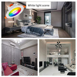 Zigbee 3.0 Smart 4 Inch Downlight RGBCW Dimming And Color Recessed Ceiling Spotlight Tuya APP Remote Control 10W Smart Home
