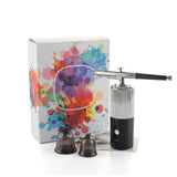 Mini Airbrush Kit With Compressor Multi-Function Art Painting Nano Spray Gun Nail Airbrush Cake Decorating Makeup Tattoo Sprayer