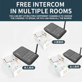 1500m Range Wireless Home Intercom System for House Business Office Room to Room,Communication Intercom