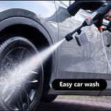 Wireless high voltage portable car water gun Lithium battery rechargeable water pump car washing machine