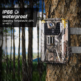 WIFI Trail Camera  Live Show Bluetooth APP Control Hunting Cameras 24MP 1296P Night Vision IP66 Outdoor Wildlife Surveillance