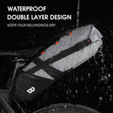 WEST BIKING Waterproof Bike Saddle Bag 10L Bicycle Seat Bag Road Mountain Bike Tail Bag Bicycle Bag Pannier bike accessories