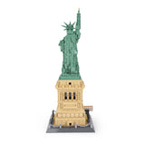 world Architecture series Statue of Liberty Model Building Blocks set classic MOC  City streetview Toys for children Gift