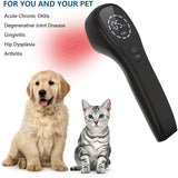 White Black Laser Therapy Devices 14 Laser Diodes Handheld Medical Devices 650nm 808nm for Knee Joint Back Shoulder Pain Relief