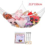 All New Mesh Net Toy Hammock Corner Stuffed Animals Kids Baby Hanging Storage Organizer