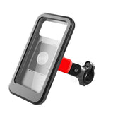 Bicycle Scooter Handlebar Mobile Phone Case Holder With Wireless Charging Waterproof Bike Motorcycle Phone Bracket